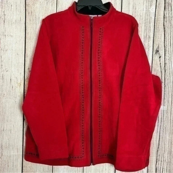 Sport Savvy Plus women’s Full zip Jacket 1X - Picture 1 of 10